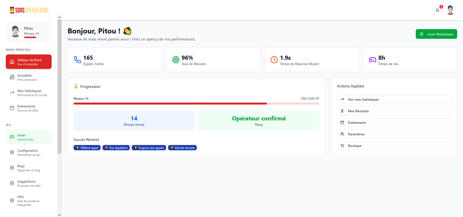 Nouvelle interface utilisateur